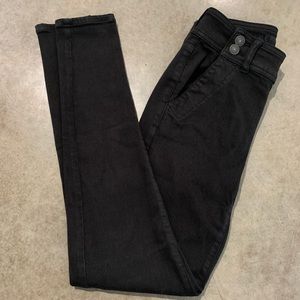 American Eagle High Waisted Jegging 0 Black